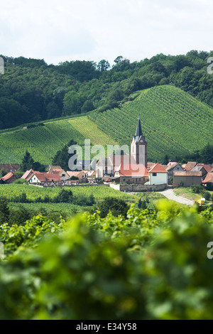 Barr le long de la Route du vin en France Banque D'Images