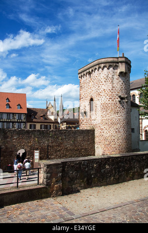 Remparts d'Obernai en France Banque D'Images