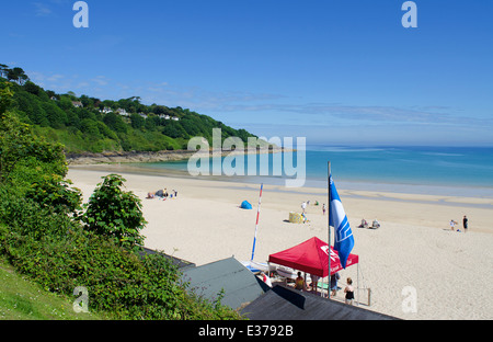Au début de l'été à Carbis Bay près de St.Ives à Cornwall, UK Banque D'Images