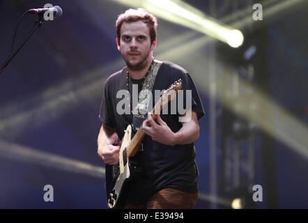 Reading Festival 2013 - Jour 3 - Performances comprend : Wavves Où : Reading, Royaume-Uni Quand : 25 août 2013 Banque D'Images