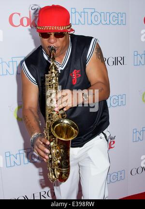 En contact la 6e édition du Fonds d'idoles à l'événement final de New York City avec : Johnson Où : DM, NY, United States Quand : 25 août 2013 Banque D'Images