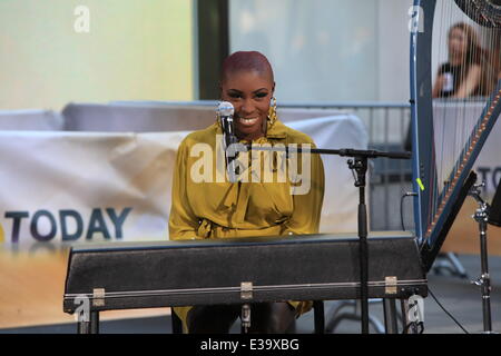 Série de concerts NBC présente Laura Mvula au Plaza comprend : Laura Mvula Où : NEW YORK, NY, United States Quand : 04 Sep 2013 Cre Banque D'Images