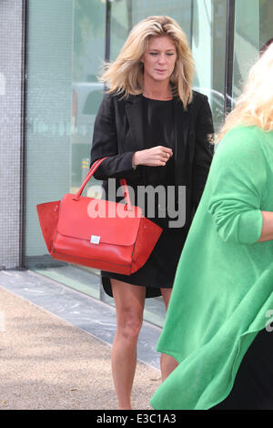 Célébrités à l'ITV studios comprend : Rachel Hunter Où : London, Royaume-Uni Quand : 24 août 2013 Banque D'Images