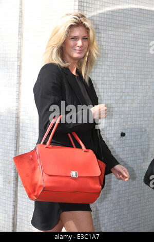 Célébrités à l'ITV studios comprend : Rachel Hunter Où : London, Royaume-Uni Quand : 24 août 2013 Banque D'Images