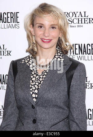 Soirée d'ouverture de Broadway's The Glass Menagerie au stand. Theater-Arrivals Avec : Sarah Saltzberg Où : New York, NY, United States Quand : 27 août 2013 Banque D'Images