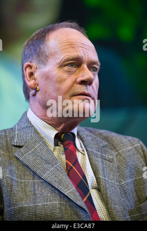 John Lloyd prenant part à "Nous ne sommes pas encore fini ! Quelle est la prochaine étape pour le bébé Boomers' discussion à Hay Festival 2014 ©Jeff Morgan Banque D'Images