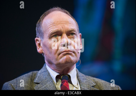 John Lloyd prenant part à "Nous ne sommes pas encore fini ! Quelle est la prochaine étape pour le bébé Boomers' discussion à Hay Festival 2014 ©Jeff Morgan Banque D'Images