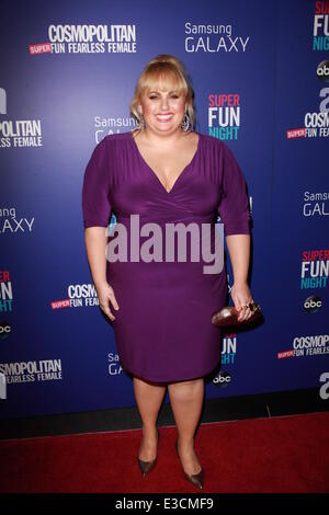 Cosmopoitan's Super soirée de divertissement avec Rebel Wilson, Joanna Coles à l'Édifice Hearst 10 0113 comprend : Rebel Wilson Où : NEW YORK, NY, United States Quand : 02 Oct 2013 Banque D'Images