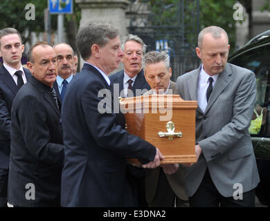 Les obsèques du guitariste des Pogues Philip Chevron à la Mansion House dispose d''atmosphère où : Dublin, Irlande Quand : 12 O Banque D'Images