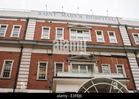 Saint Mary's Hospital, Londres Banque D'Images