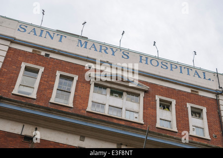 Saint Mary's Hospital, Londres Banque D'Images