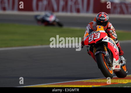 Moto2 GP Valence - Avec : Marc MARQUEZ Où : Valence, Espagne Quand : 10 Nov 2013 Banque D'Images