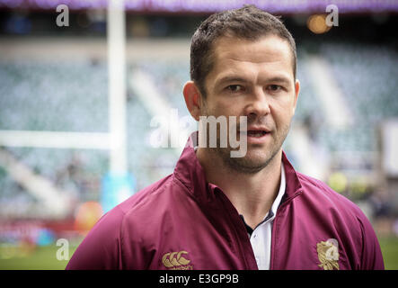 QBE International : l'Angleterre contre l'Australie à Twickenham en vedette : Andy Farrell Où : London, Royaume-Uni Quand : 02 Nov 2013 Banque D'Images