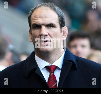 QBE International : l'Angleterre contre l'Australie à Twickenham avec : Martin Johnson Où : London, Royaume-Uni Quand : 02 Nov 2013 Banque D'Images