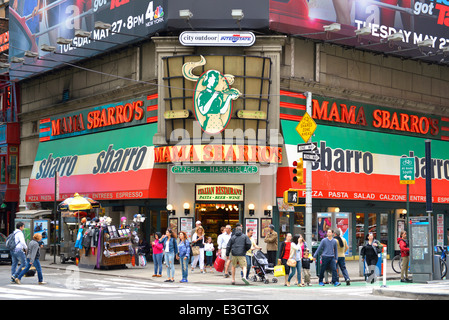 Sbarro, Mama Sbarro's, Times Square, New York Banque D'Images