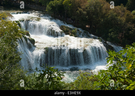 Chutes de Krka Banque D'Images