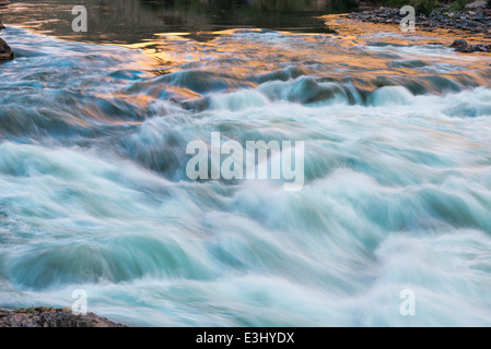 Chutes de lave, l'un des plus grands rapides sur le fleuve Colorado dans le Grand Canyon, Arizona. Banque D'Images