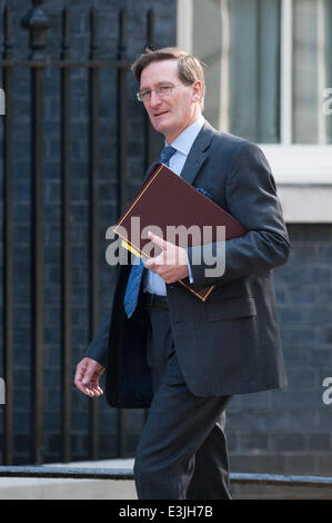 Londres, Royaume-Uni. 24 Juin, 2014. Le procureur général Dominic Grieve arrive au 10 Downing Street pour une réunion du Cabinet, le mardi 24 juin 2014. Credit : Heloise/Alamy Live News Banque D'Images