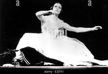 Carla Fracci et Paolo bortoluzzi dans Giselle,1978 Banque D'Images