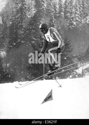 Karl Schranz,ski chamonix championnats du monde,1962 Banque D'Images