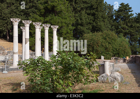 Site antique de Asclépiéion à île de Kos en Grèce Banque D'Images