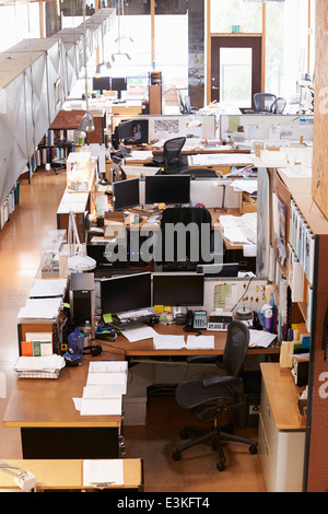 Vide intérieur du bureau d'architecte Banque D'Images