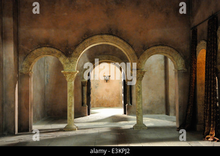 Entrée de King's Landing, Game of Thrones Banque D'Images