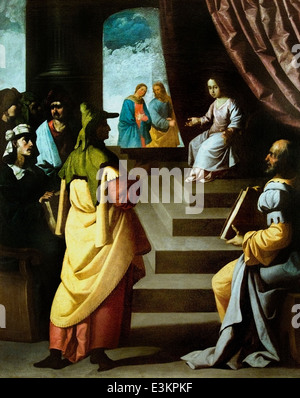 Jésus parmi les docteurs 1629, Francisco de Zurbarán 1598 -1664 Espagnol Espagne Banque D'Images