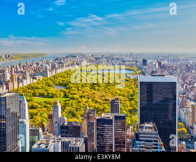 Vue sur Central Park, New York Banque D'Images