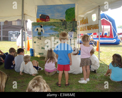 Necedah Festival grue Banque D'Images