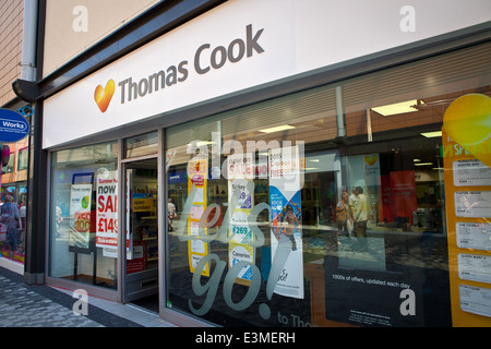 Thomas Cook Travel shop Agent Banque D'Images