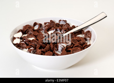 Céréales au chocolat Banque D'Images