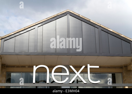 UK, Huddersfield, the Great Northern Retail Park, 'Next' magasin. Banque D'Images