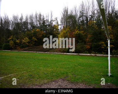 Le terrain et le terrassement à Cathkin Park Glasgow.Ancienne maison de troisième Lanark A.C. jusqu'en 1967. Banque D'Images