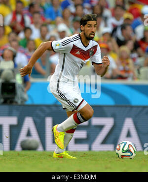 Fortaleza, Brésil. 21 Juin, 2014. Sami Khedira de l'Allemagne durant la Coupe du Monde 2014 Groupe G avant-match entre l'Allemagne et le Ghana à l'Estadio Stade Castelao à Fortaleza, Brésil, 21 juin 2014. Photo : Thomas Eisenhuth/dpa/Alamy Live News Banque D'Images