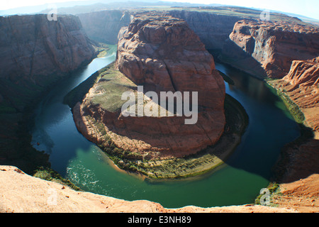 Page Horsehoe Bend Banque D'Images