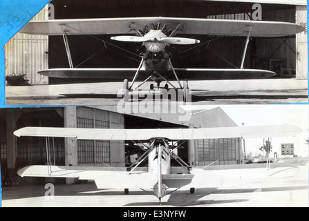 Cette image montre l'USS Langley (CV-1), le premier porte-avions de l'US Navy, amarré à NAS North Island à San Diego. Le Langley a joué un rôle clé dans les débuts de l'aviation navale, pionnier de l'utilisation d'avions dans les opérations militaires. Banque D'Images