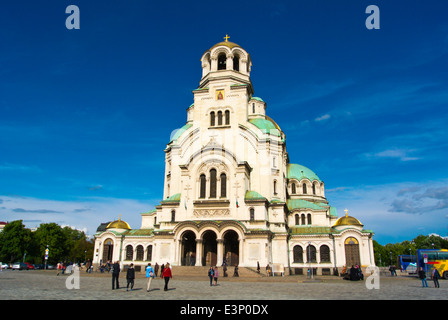 L'église d'Alexandre Nevsky (1912), Sofia, Bulgarie, Europe Banque D'Images
