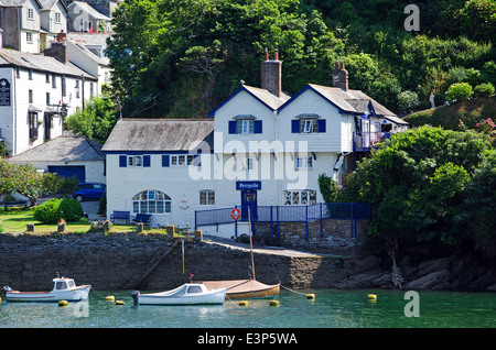 Ferryside ' ' l'ancienne maison d'auteur Daphné du Maurier à Bodinnick sur la rivière Fowey à Cornwall, UK Banque D'Images