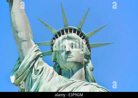 Statue de la liberté sur Liberty Island, New York Banque D'Images
