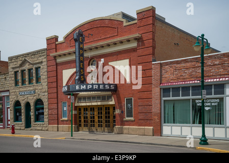 100 ans, Empress Theatre, Fort Macleod, Alberta, Canada Banque D'Images