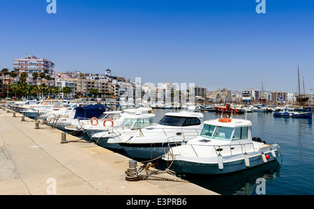 Le port d''Aguilas Murcia Province Espagne Banque D'Images