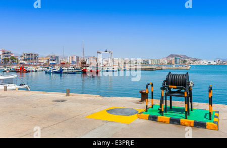 Le port d''Aguilas Murcia Province Espagne Banque D'Images