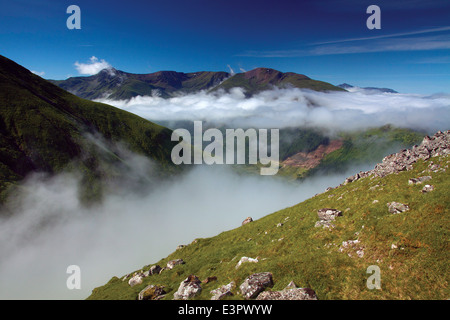 Glen Nevis et l'Mamores de Ben Nevis, Lochaber Banque D'Images