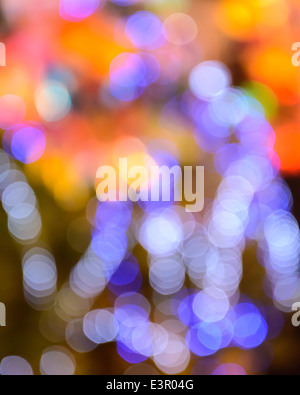 Abstract colorful bokeh background circulaire Banque D'Images