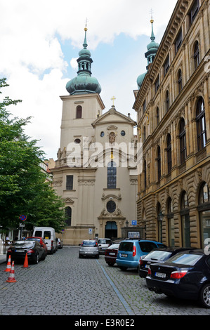 Église St Harvel, Prague, République tchèque. Banque D'Images