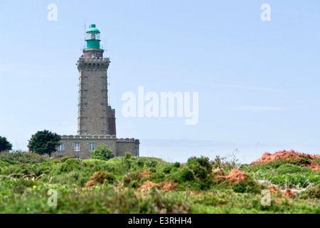 Phare du Cap Fréhel en Bretagne, France Banque D'Images