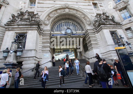 La gare de Waterloo, Londres, Royaume-Uni Banque D'Images