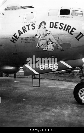 Boeing B-29, 44-69656, Coeurs désirent II, 98e P.C. Banque D'Images