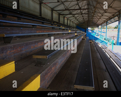 Intérieur de l'Ouest Central Park Stand Cowdenbeath Football Club.. Banque D'Images